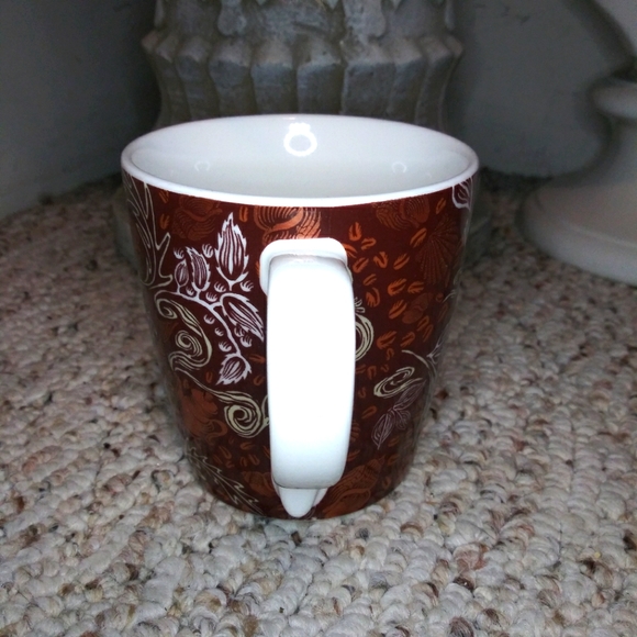 Starbucks 2008 Copper Colored Anniversary Blend Split Tailed Siren Coffee Mug - Picture 3 of 8